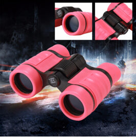 Rubber 4x30 Plastic Children Binoculars Pocket Size Telescope Maginification For Kids Outdoor Games Boys Toys Gift