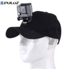 PULUZ Sports Camera Hat For Gopro Accessories Adjustable Cap With Screws And J Stent Base For GoPro HERO 6 5 4 / 5 4 Session