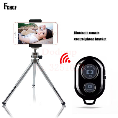 FGHGF Bluetooth Remote Tripod Bracket For iPhone Mini Portable Mount Monopod Extendable Camera Stand Universal Phone Tripods
