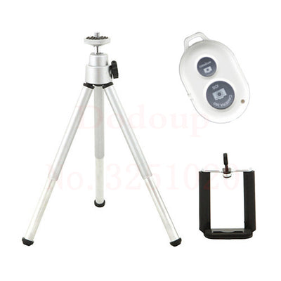 FGHGF Bluetooth Remote Tripod Bracket For iPhone Mini Portable Mount Monopod Extendable Camera Stand Universal Phone Tripods