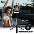 FGHGF Bluetooth Remote Tripod Bracket For iPhone Mini Portable Mount Monopod Extendable Camera Stand Universal Phone Tripods