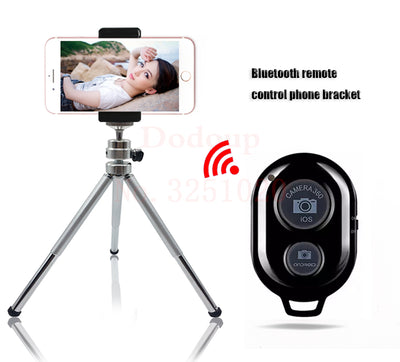 FGHGF Bluetooth Remote Tripod Bracket For iPhone Mini Portable Mount Monopod Extendable Camera Stand Universal Phone Tripods