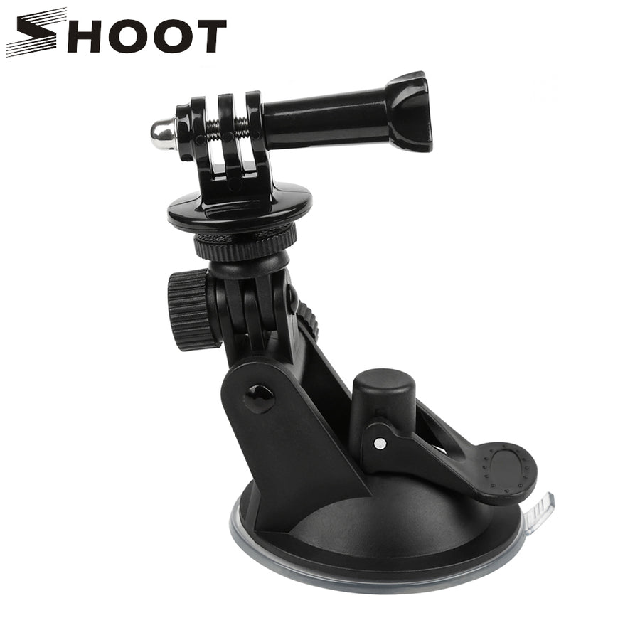 SHOOT 7cm Mini Windshield Car Suction Cup For GoPro Hero 5 4 SJCAM SJ5000 SJ7 Yi 4K Eken H9 Camera with Adapter Mount Accessory