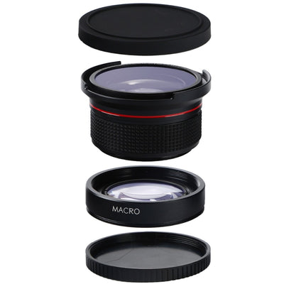 K&F CONCEPT 52mm 0.35x Fisheye Lens Wide Angle Macro Panoramic Lenses For Canon 600d 550d Nikon D3300 Penta Sony SLR DSLR Camera