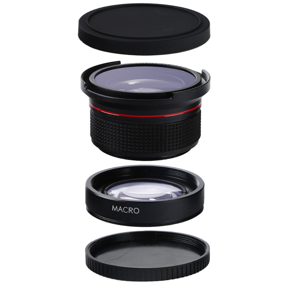 K&F CONCEPT 52mm 0.35x Fisheye Lens Wide Angle Macro Panoramic Lenses For Canon 600d 550d Nikon D3300 Penta Sony SLR DSLR Camera