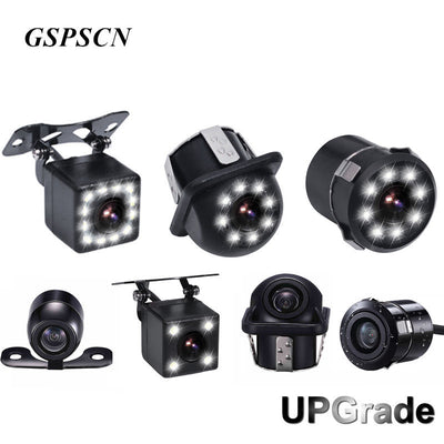 GSPSCN Car Backup Camera LED Night Vison Reversing Camera 170 Degree Rear View Cameras IP69 Waterproof Reversing Rearview Camera