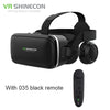 VR Headset Shinecon 6.0 Pro Stereo Virtual Reality Smartphone 3D Glasses Google BOX VR Headset with Controller for Android