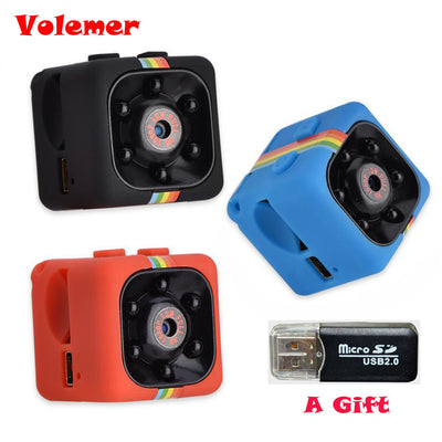 SQ11 Mini Camera HD 1080P Night Vision Camcorder Car DVR Infrared Video Recorder Sport Digital Camera Support TF Card DV Camera