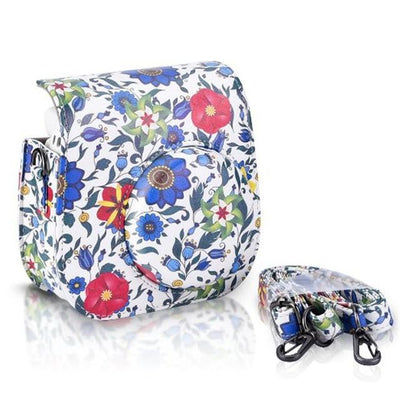 Newly Flamingo Case PU Pouch Camera Bags With Strap Protector Cover For Fujifilm Instax Mini 8/8+/9