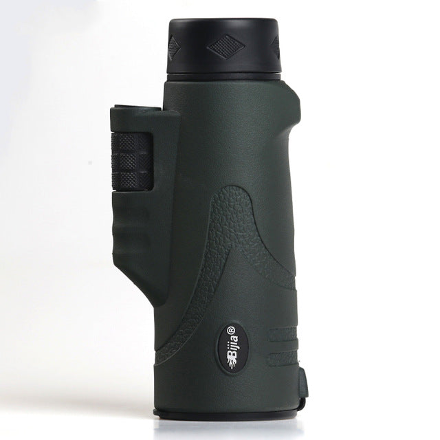BIJIA 10x42 single binocular night vision monocular 4 colors travel telescope multi coating lenses with tripod interface
