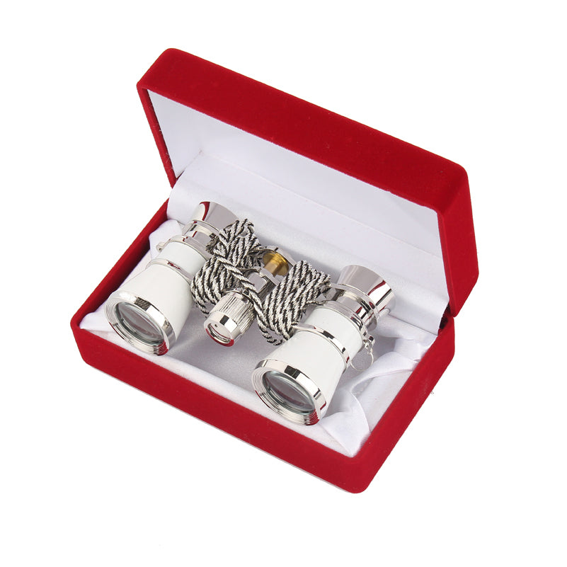 Classic Opera Glasses with chain mini theater binoculars opera binoculars for ladies HOG002