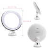 RUIMIO 7X Magnifying MIrrors Cosmetic Makeup Mirror With Power Locking Suction Cup Bright Diffused Light 360 Degree Rotating