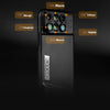 New For iPhone X Dual Camera Lens 6 in 1 Fisheye Wide Angle Macro Lens For iPhone X 10 Telescope Zoom Lenses +Case