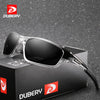 DUBERY Polarized Night Vision Aviator Sunglasses Men's Retro Male Sun Glasses For Men Cool Brand Luxury Mirror Shades Oculos