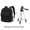 ightpro P1 Waterproof Digital DSLR Photo Padded Backpack w/ Rain Cover Multi-functional SLR Camera Soft Bag Video Case