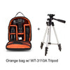 ightpro P1 Waterproof Digital DSLR Photo Padded Backpack w/ Rain Cover Multi-functional SLR Camera Soft Bag Video Case