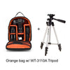 ightpro P1 Waterproof Digital DSLR Photo Padded Backpack w/ Rain Cover Multi-functional SLR Camera Soft Bag Video Case
