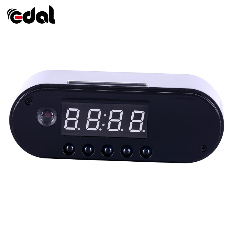 EDAL 1080P H.264 Table Clock Camera Alarm Set Mini Camera IR Night Vision Wifi IP Clock Camera Mini DV DVR Camcorder Wifi Cam