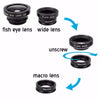 Fisheye Wide Angle Macro Fish eye Lens For Samsung Galaxy S6 S7 Edge S8 Plus 8X Zoom Telephoto Lentes 10in1 Mobile Phone lenses