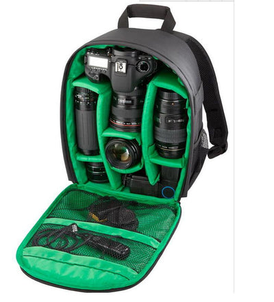 Hot Coloful Waterproof Multi-functional Digital DSLR Camera Video Bag Small DSLR Nikon Canon Camera Backpack for Photographer