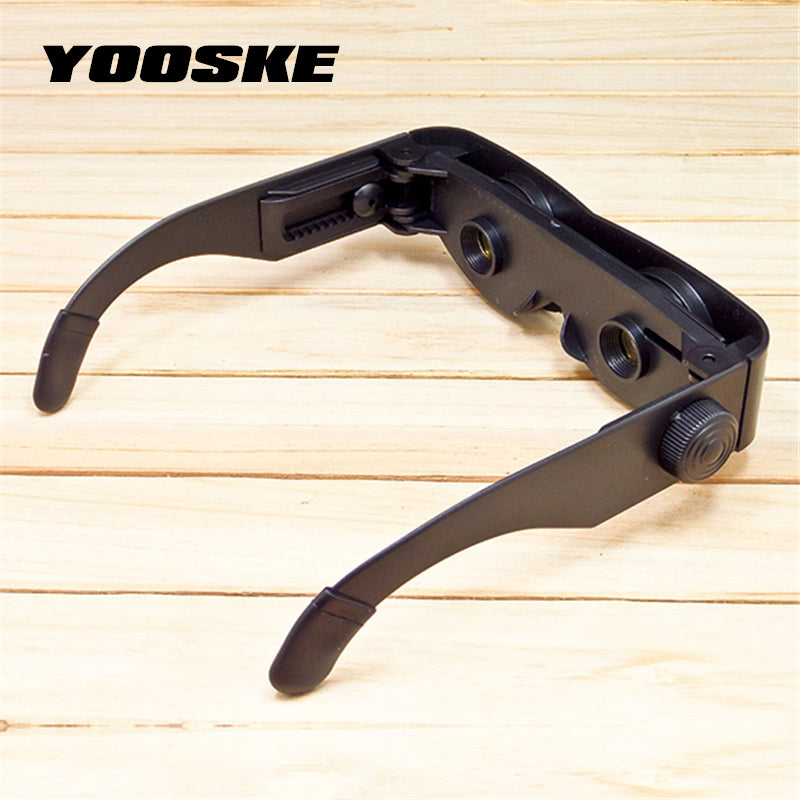 YOOSKE Big Vision 300% Fishing Glasses Magnifies Vision Telescope Triple Magnification Lens Adjustable Magnifying Eyewear