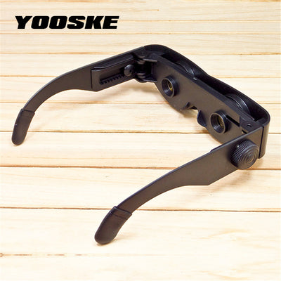 YOOSKE Big Vision 300% Fishing Glasses Magnifies Vision Telescope Triple Magnification Lens Adjustable Magnifying Eyewear
