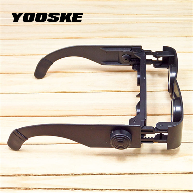 YOOSKE Big Vision 300% Fishing Glasses Magnifies Vision Telescope Triple Magnification Lens Adjustable Magnifying Eyewear