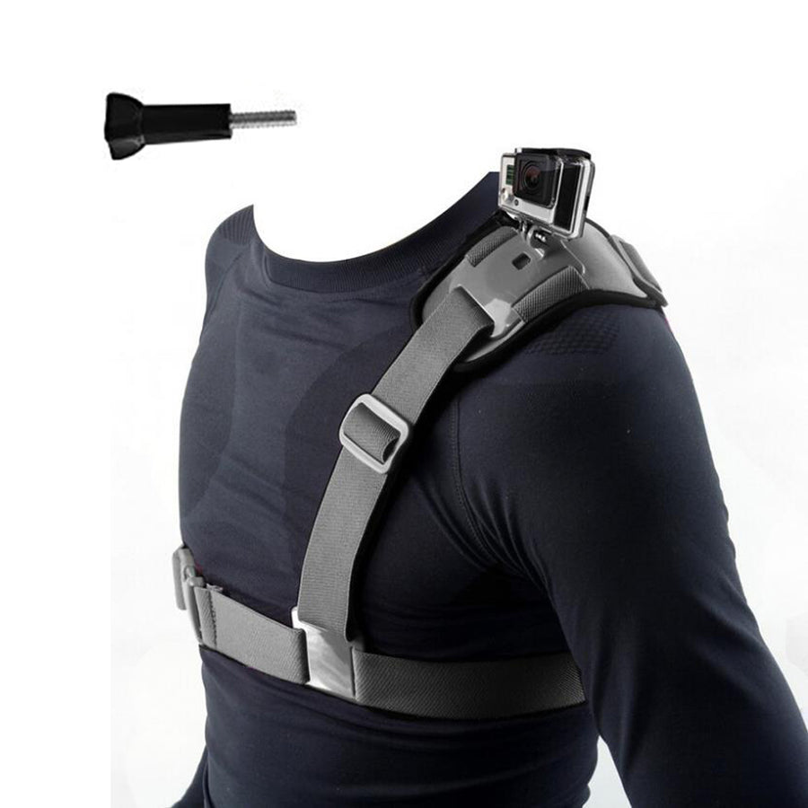 Single Shoulder Chest belt for Gopro Hero 5 for Xiaomi yi 4k action camera Chest Mount For Go Pro 4 for Eken SJCAM Sport Camera