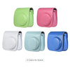 Andoer PU Instant Camera Bag Case with Strap for Fujifilm Instax Mini 8/9/8+ Flamingo Pink/Blue/White/Green