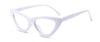 Peekaboo cute sexy retro cat eye sunglasses women small black white 2018 triangle vintage cheap sun glasses red female uv400
