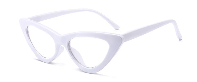 Peekaboo cute sexy retro cat eye sunglasses women small black white 2018 triangle vintage cheap sun glasses red female uv400