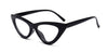 Peekaboo cute sexy retro cat eye sunglasses women small black white 2018 triangle vintage cheap sun glasses red female uv400