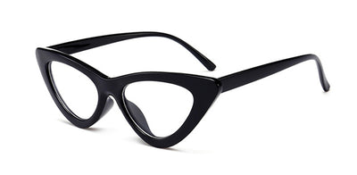Peekaboo cute sexy retro cat eye sunglasses women small black white 2018 triangle vintage cheap sun glasses red female uv400