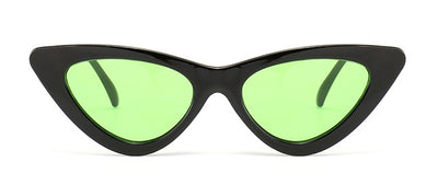 Peekaboo cute sexy retro cat eye sunglasses women small black white 2018 triangle vintage cheap sun glasses red female uv400