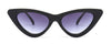 Peekaboo cute sexy retro cat eye sunglasses women small black white 2018 triangle vintage cheap sun glasses red female uv400