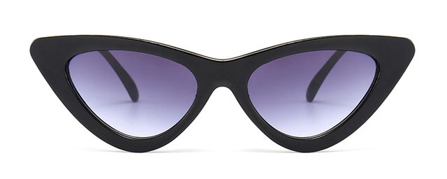Peekaboo cute sexy retro cat eye sunglasses women small black white 2018 triangle vintage cheap sun glasses red female uv400