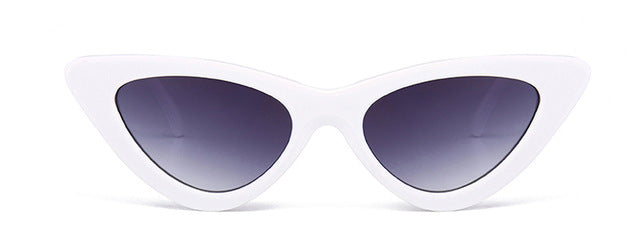 Peekaboo cute sexy retro cat eye sunglasses women small black white 2018 triangle vintage cheap sun glasses red female uv400