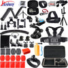 Husiway for Gopro accessories set for go pro hero 5 4 3 2 kit mount for SJ5000 Eken / SOOCOO / xiaomi yi 4k camera tripod 13M