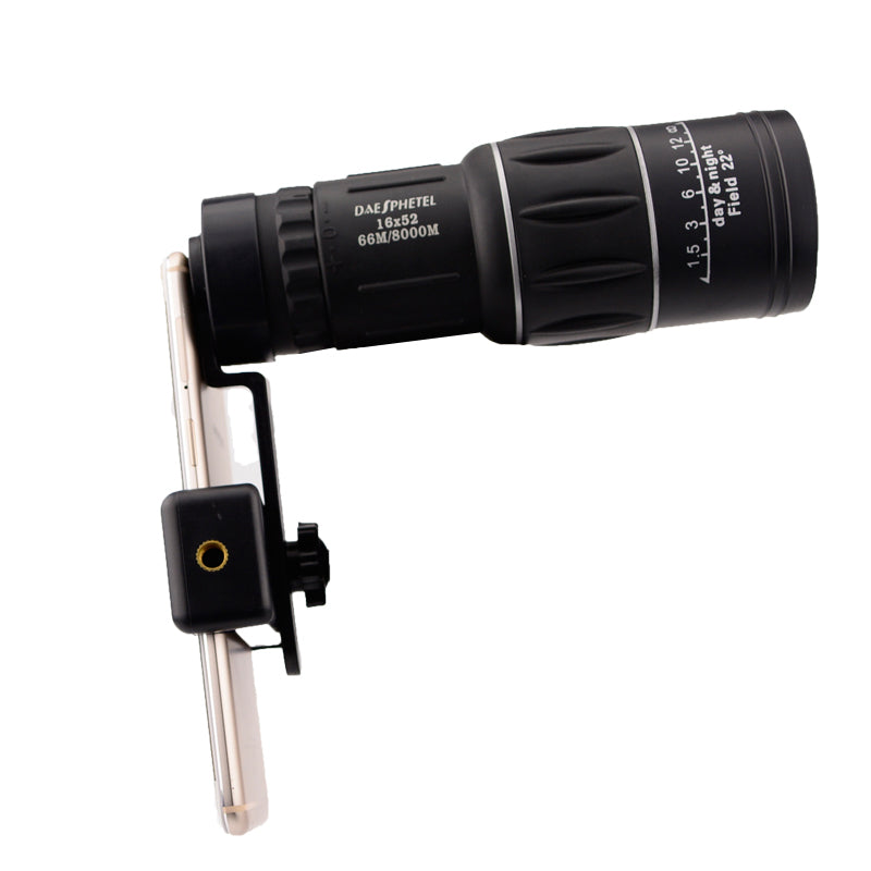 High Definition Telescope 16x52 Dual Focus Optic Lens Monocular Scope Binoculars Multi Coating Lenses Day Vision