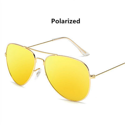 UVLAIK Aviation Night Vision Polarized Sunglasses Men Women Goggles Glasses UV400 Sun Glasses Driver Night Driving Eyewear