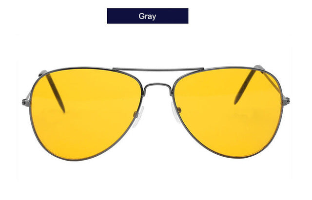 UVLAIK Aviation Night Vision Polarized Sunglasses Men Women Goggles Glasses UV400 Sun Glasses Driver Night Driving Eyewear