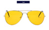 UVLAIK Aviation Night Vision Polarized Sunglasses Men Women Goggles Glasses UV400 Sun Glasses Driver Night Driving Eyewear