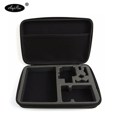 ANJIRUI Waterproof Storage Carrying Bag Travel Case for GoPro Hero Sessions 4/4/3+/3/2/1/XiaomiYi Action Camera Case Accessories