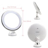 RUIMIO 7X Magnifying MIrrors Cosmetic Makeup Mirror With Power Locking Suction Cup Bright Diffused Light 360 Degree Rotating