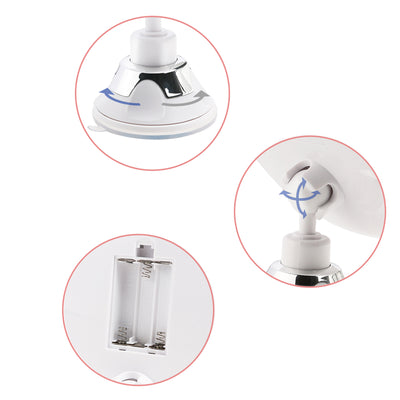 RUIMIO 7X Magnifying MIrrors Cosmetic Makeup Mirror With Power Locking Suction Cup Bright Diffused Light 360 Degree Rotating