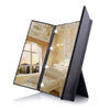 2018 NEW arrivals Makeup Mirror 8 LED Light Illuminated Foldable Make Up Cosmetic Tabletop Beauty Vanity Mirror B# Drdpship
