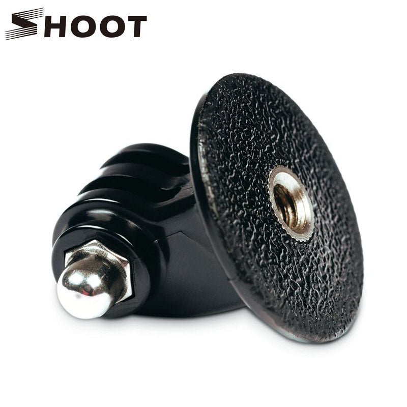 SHOOT Tripod Adapter Mount for Gopro Hero 6 5 3 4 Session SJCAM Yi Lite 4K 4K+ Adapter Mount With 1/4 Inch Hole Camera Acceaaory