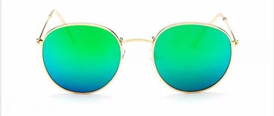 Hindfield Black Hot Rays Round Sunglasses Women Brand Designer Sun Glasses for Men 2017 Mirror UV400 Oculos De Sol Masculino
