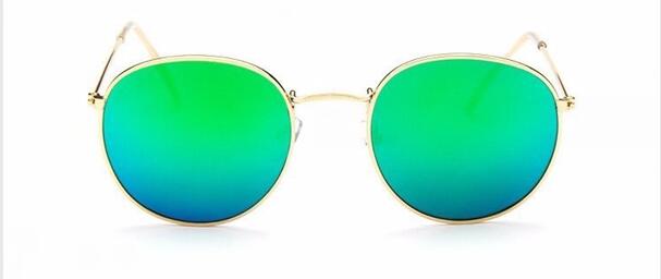Hindfield Black Hot Rays Round Sunglasses Women Brand Designer Sun Glasses for Men 2017 Mirror UV400 Oculos De Sol Masculino