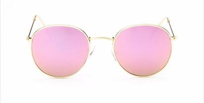Hindfield Black Hot Rays Round Sunglasses Women Brand Designer Sun Glasses for Men 2017 Mirror UV400 Oculos De Sol Masculino